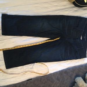 Banana Republic dark wash classic crop jeans